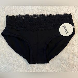 Pact Organic Cotton Lace Waist Brief